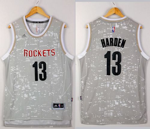Rockets #13 James Harden Grey City Light Stitched NBA Jersey [NBA_Houston_Rockets_003] - $21.00 